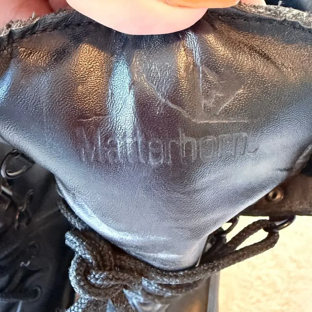 Vintage Matterhorn Gore-Tex Combat Boots Men’s 9M Made USA Vibram Leather